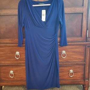 NWT Ralph Lauren faux wrap dress